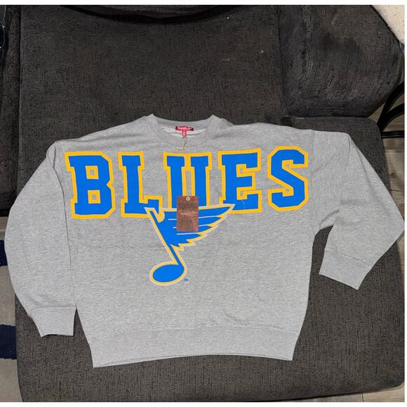 Mitchell & Ness Sweaters - Blues Mitchell & ness